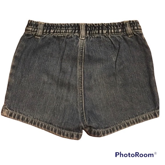 KIDS SHORTS DENIM COTTON COLORS BUNDLE PINK BLUE SZ 24 MOS - Picture 4 of 5